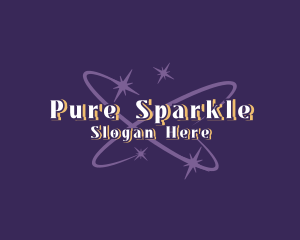 Stardust Sparkle Orbit logo design