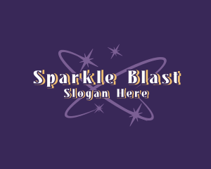 Stardust Sparkle Orbit logo design