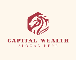 Hexagon Lion Financing logo design