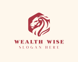 Hexagon Lion Financing logo design