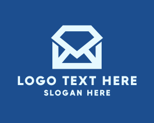 Message - Digital Diamond Message logo design