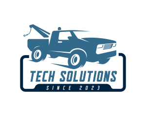Tow Truck Vehicle Transportation Logo