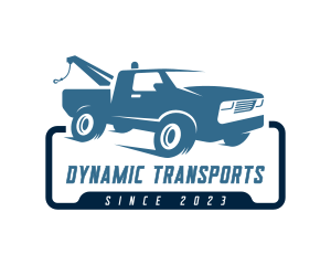 Tow Truck Vehicle Transportation logo design