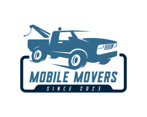 Tow Truck Vehicle Transportation logo design