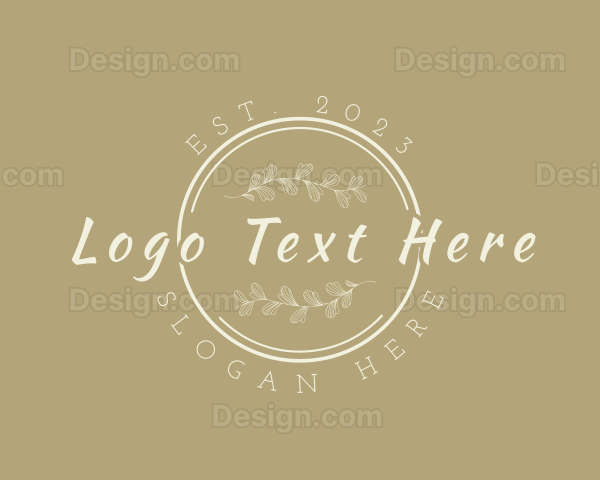 Elegant Spa Business Logo