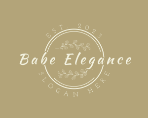 Elegant Spa Business logo design