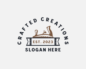 Wood Planer Carpentry Tool  logo design