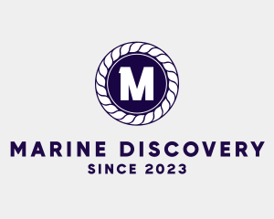 Marine Rope Navy logo design