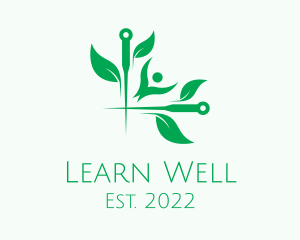 Organic Acupuncture Wellness  logo design