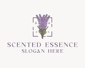 Botanical Lavender Bouquet logo design