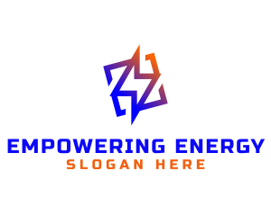 Flash Lightning Energy logo design