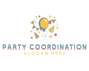 Fiesta Balloon Party logo design