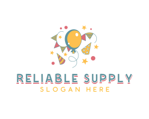 Fiesta Balloon Party logo design