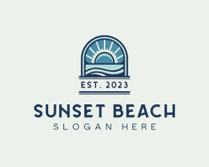 Hotel Beach Resort logo design