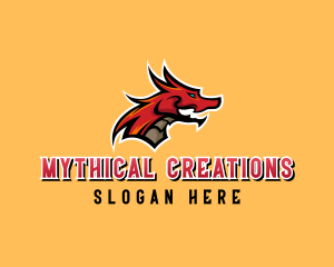 Mythical Beast Dragon  logo