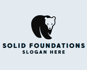 Wild Animal Bear  Logo