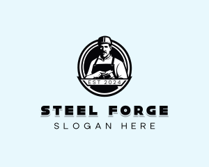 Blacksmith Forge Metalworks logo design