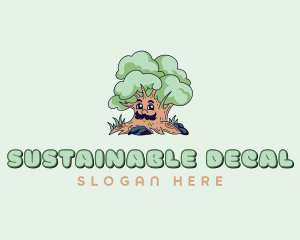 Sustainable Tree Landscaping logo design