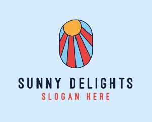 Beach Resort Colorful Summer logo