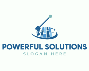 Tile Power Wash logo design