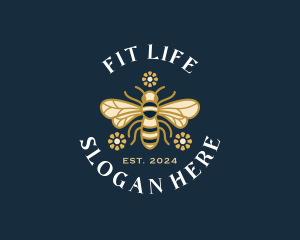 Floral Bee Honey logo