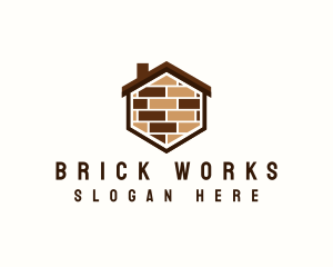 Brick House Flooring logo design