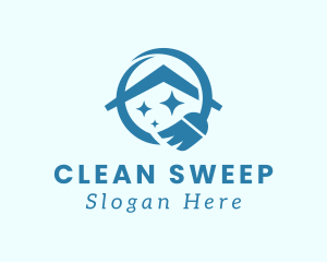 Clean House Broom logo