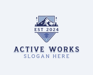 Mountain Summit Adventure logo design