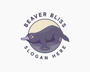 Cute Wild Platypus logo