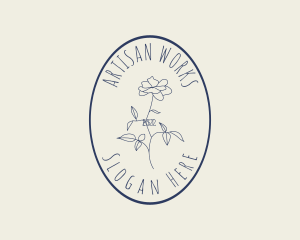 Elegant Artisan Floral  logo design