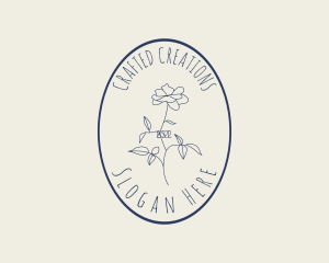 Elegant Artisan Floral  logo design