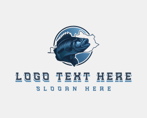 Seabass Fish Seafood logo