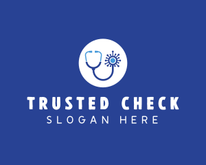 Medical Virus Check Up logo design