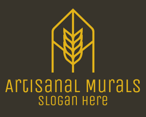 Orange Wheat Arch logo design