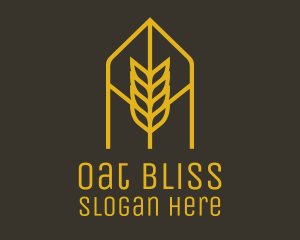 Orange Wheat Arch logo design