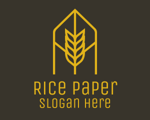 Orange Wheat Arch logo design