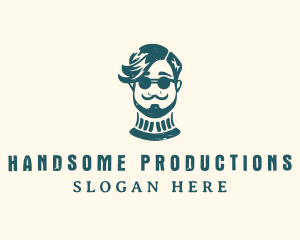Hipster Sunglasses Man logo