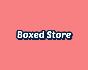 Cute Comic Store logo design