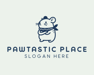 Hamster Pet Bandana logo