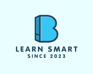 Blue Book Letter B logo