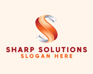 Professional 3D Letter S Company logo design