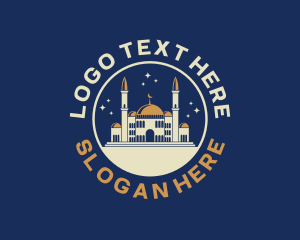 Islam Mosque Building logo