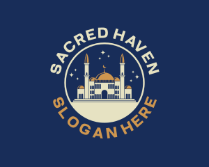 Islam Mosque Building logo