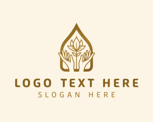 Wellness Lotus Flower logo