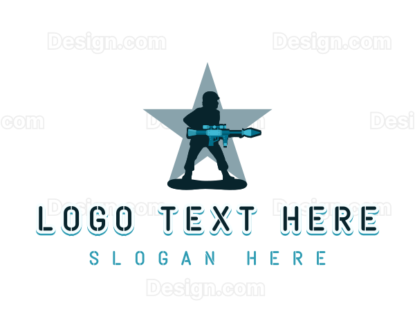 Rocket Launcher Soldier Logo