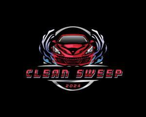 Car Wash Cleaning Garage logo design