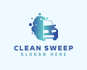 Car Suds Cleaning logo design