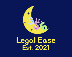 Fun Moon Numbers Business logo