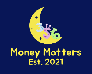 Fun Moon Numbers Business logo