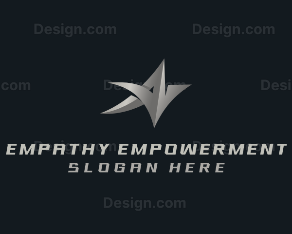 Star Arrow Agency Letter A Logo